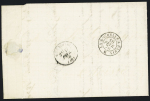 Lettre avec T16 "La Flotte (16)" (fev 70) + taxe 30 double-trait + boite rurale supplémentaire (A3) de Sainte-Marie de Ré. TB