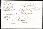 MP "P 16 P Montlieu" + CAD T12 "Montlieu (16)" (1831) rare association, très jolie pièce