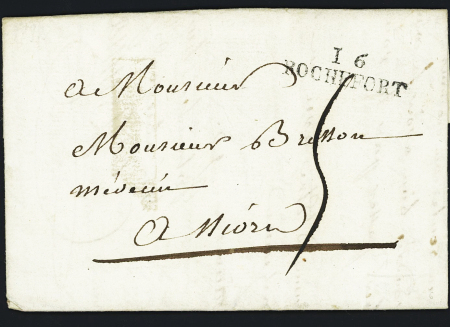 MP "16 Rochefort" (1792 - 33 x 9), ind 9. TB
