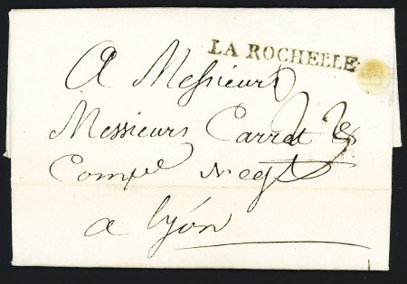 MP "La Rochelle" (1769 - L n°12), ind 12. TB