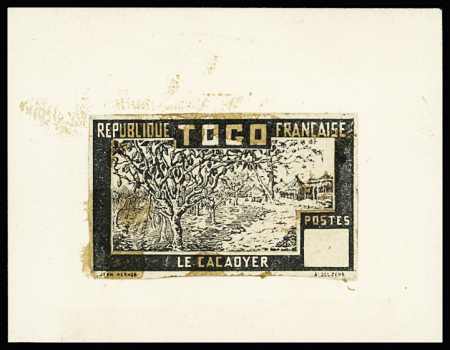 TOGO N°144 Le cacaoyer, faciale omise, épreuve de