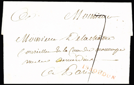 ISSOUDUN : MP rouge "Issoudun" (32 x 3,5mm) (1790), ind 20. TB