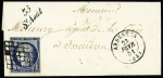 N°4 (pd) OBL grille + cursive "35 St Aout" + T15 "Ardentes