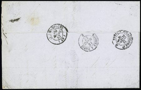 N°14A 20c bleu obl. PC 2221 (Nantes) avec cadeau T15