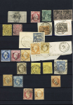 1854-1902, Timbres de France avec obl. BFE, très nbr.