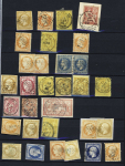 1854-1902, Timbres de France avec obl. BFE, très nbr.