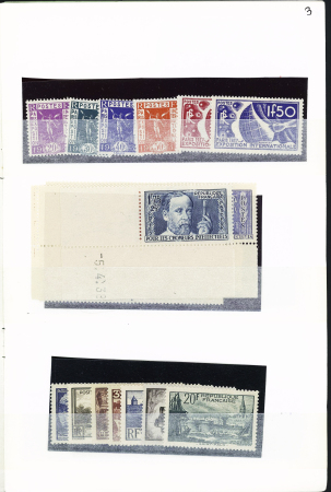 Sélection de timbres neufs et oblitérés de France en carnet à choix dont n°13A, 33, 43B, 92, 257A 1331c, PA14 (**) et 15 (bdf daté) neufs, n°2, 6B, 12, 47-49 oblitérés , très fort potentiel