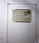1893-1944, Collection de 58 entiers postaux du Maroc montés sur page, la plupart utilisés, dont cachet "retour à l'expéditeur" nov. 1942 cause débarquement allié, jolie section d'entiers Iris et Pétain avec surtax