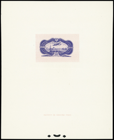 N°15 50f Burelé en épreuve de luxe, TB, R