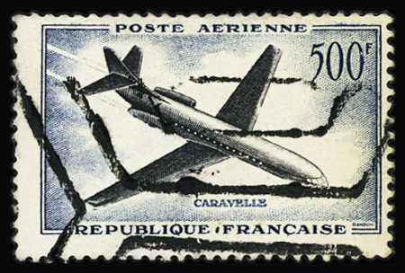 N°36 500f Caravelle, avec annulation des rebuts car