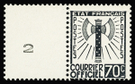 N°1 à 15, Francisque, série complète de 15 valeurs,