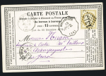 2 lettres et 2 CP précurseurs avec CAD conv. Station "Boujaille Per D" (3) et "Boujaille D Per" (ce dernier non signalé, ind 19). TB