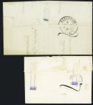 Landresse - 2 lettres avec cursive "24 Landresse" +