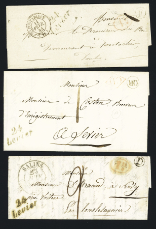 Levier : 5 LST avec cursive "24 Levier", ind 10 chaque. TB