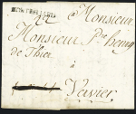 MP "Montbéliard (L n°3 - 1773), ind 20. Rare et TB