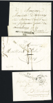 4 MP - "66 Montbelliard" (47 x 9mm noire - 1807 - ind 15) et "24 Montbelliard" (48 x 10mm - noire - 1823 - 24 et 27 mars 1828), ind 7 chaque. TB