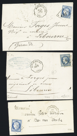 Montferrand : 3 lettres : n°60 OBL losange de points