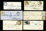 1857-1863 Excellent group of 8 covers Locarno (Switzerland)