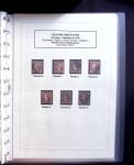 1840-80, Line Engraved Queen Victoria lot in two folders