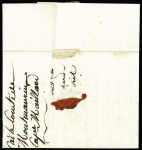 Lettre de Léogane (Saint Domingue) pour Nantes (1784) avec marque manuscrite "collonie" + MP "Painbeuf" (L n°2) association RR et TB