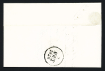 Lettre de Nantes pour Paimboeuf avec mention manuscrite "Trouvée dans la boite du bateau" (1826). Rare et TB