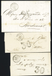 23 plis (lettres classiques et marques postales de