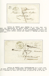 9 plis de Loire Inférieure avant 1849 dont MP "Deb 42 Nantes" (1810) et "P 42 P Paimboeuf" (1817). TB