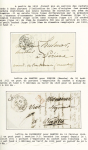9 plis de Loire Inférieure avant 1849 dont MP "Deb 42 Nantes" (1810) et "P 42 P Paimboeuf" (1817). TB