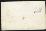 N°38 + 56 en paire OBL étoile 24 + CAD "Paris R.