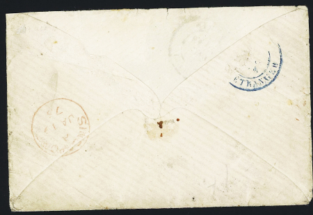 N°38 + 56 en paire OBL étoile 24 + CAD "Paris R.
