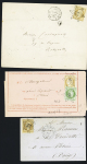 Ensemble de 49 lettres avec étoiles de Paris dont pièces intérressantes (petite étoile 7, GC 20, étoile évidée, etc..) très bon début de collection à voir, qualité sélectionnée