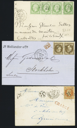 Ensemble de 49 lettres avec étoiles de Paris dont pièces intérressantes (petite étoile 7, GC 20, étoile évidée, etc..) très bon début de collection à voir, qualité sélectionnée