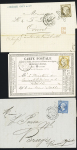 Ensemble de 49 lettres avec étoiles de Paris dont pièces intérressantes (petite étoile 7, GC 20, étoile évidée, etc..) très bon début de collection à voir, qualité sélectionnée