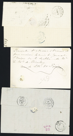 Ensemble de 49 lettres avec étoiles de Paris dont pièces intérressantes (petite étoile 7, GC 20, étoile évidée, etc..) très bon début de collection à voir, qualité sélectionnée