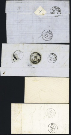 Ensemble de 49 lettres avec étoiles de Paris dont pièces intérressantes (petite étoile 7, GC 20, étoile évidée, etc..) très bon début de collection à voir, qualité sélectionnée