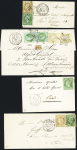 Ensemble de 49 lettres avec étoiles de Paris dont pièces intérressantes (petite étoile 7, GC 20, étoile évidée, etc..) très bon début de collection à voir, qualité sélectionnée