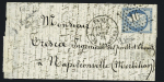 LE GAMBETTA n°37 OBL étoile 16 + CAD "Paris R. de Palestro"