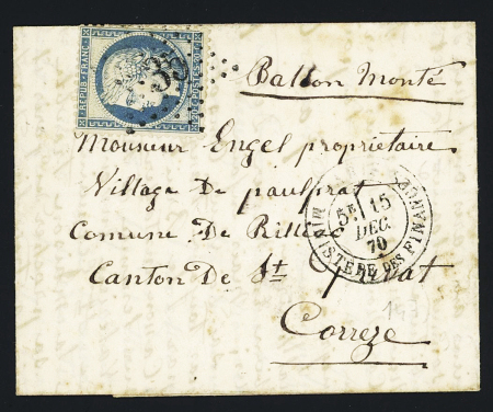 LE PARMENTIER n°37 OBL étoile 35 + CAD "Paris Ministère
