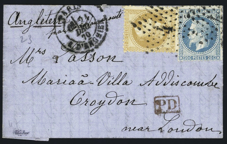 LE LAVOISIER n°28 + 29 OBL étoile 4 + CAD "Paris R.