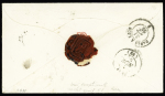 N°23 OBL étoile 11 + CAD rond "Paris R. St Honoré E1" (1865) sur lettre, ind 19. TB