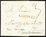 MP rouge "Landrecy" (1779 - L n°4A), ind 19. TB