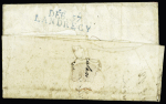 MP bleue "Deb 57 Landrecy" (1820), ind 23, RR et TB.