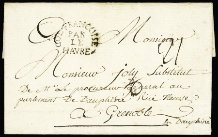 SEINE-INFERIEURE : marque ovale "col française par