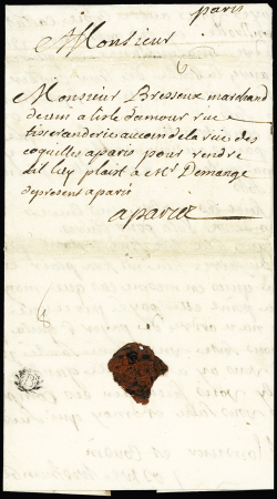 DEUX-SEVRES : lettre de Bressuire pour Paris avec petit