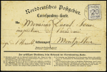 Alsace n°6 OBL CAD "BRUMATH" (2.2.71) sur carte postale