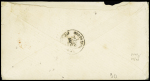 N°93 OBL CAD rond "Ligne T Paq. FR n°2" (1880) répété à côté sur lettre (Salles n°2141). TB