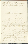 N°97 OBL CAD rond "Ligne J Paq. FR n°4" (1886) répété à côté sur lettre pour Toulouse avec mention manuscrite "Via Lisbonne" (Salles n°1066). Rare et TB