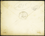 N°90 OBL CAD octogonal à cercle intérieur "Marseille à Loango LM n°2" (1890 - Salles n°1253) répété à côté sur lettre. TB