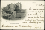 N°103 OBL CAD "London MB" (1900) sur carte postale de Dieppe pour Southport (GB), RR sur type Sage. TB