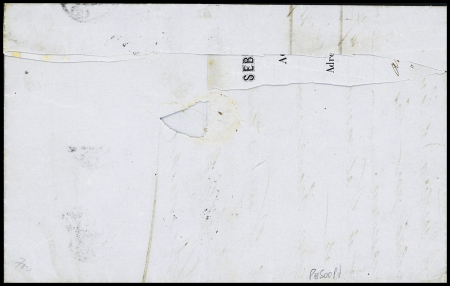 N°69, 30c brun, OBL losange de points noir avec étoile au centre + petit CAD "Barcelona" (1877) sur lettre de Marseille pour Barcelone. Rare et TB